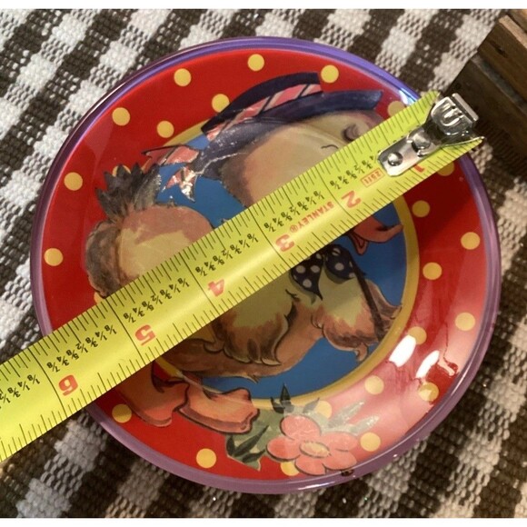 Katherine's Collection Hand Painted Duckling Plates Colorful & Fun Set Of 3 - Picture 13 of 14